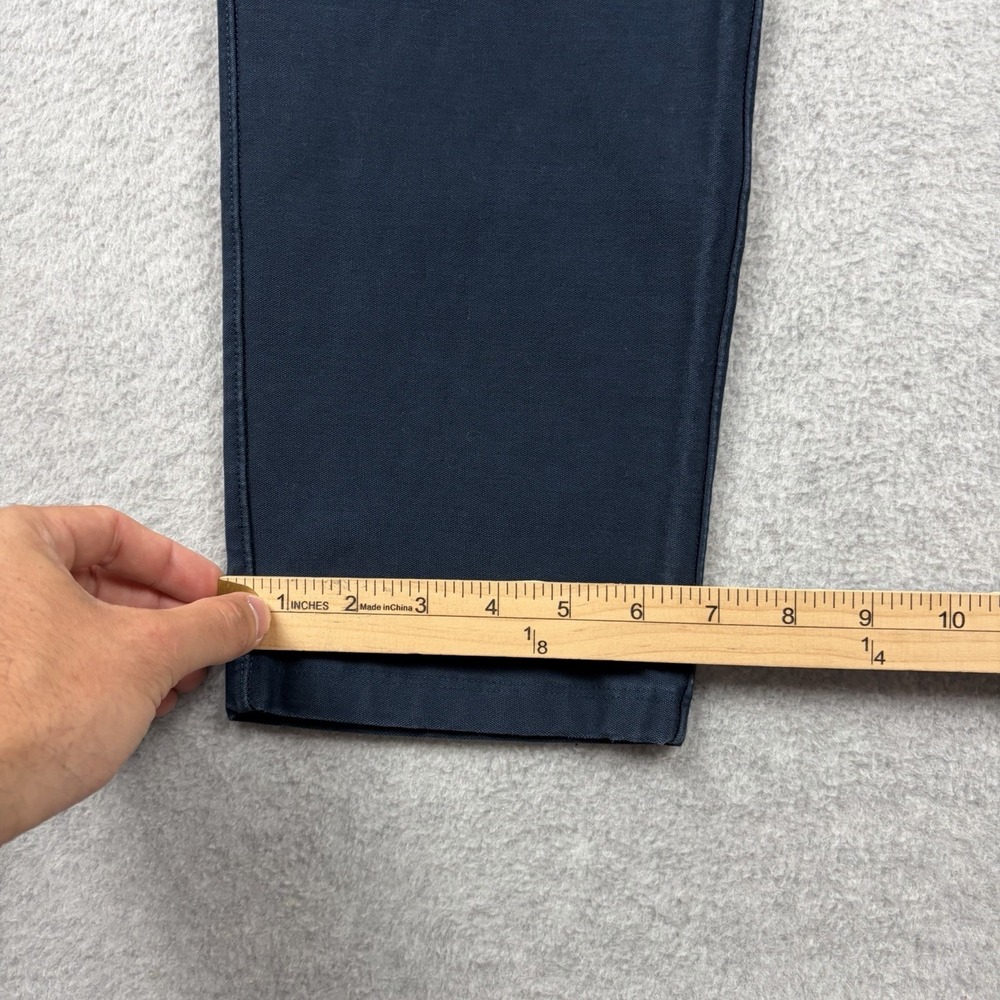 Lululemon Utilitech Canvas Pants Mens Small Navy Blue Bowline Stretch Tapered - Picture 11 of 11